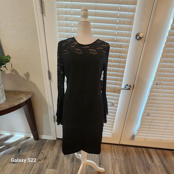 Vince Camuto Black Dress. NWT. Size 6 - Picture 1 of 12